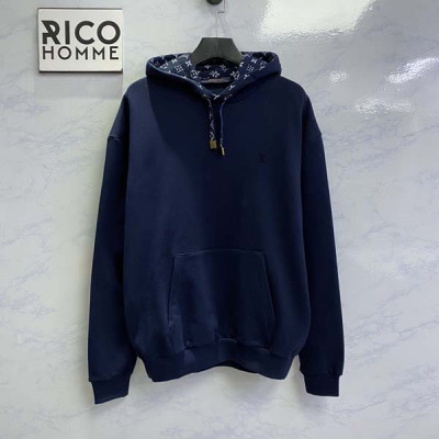 루이B통 모노그램 드로스트링 후드 티셔츠 (1:1 HIGH PREMIUM)