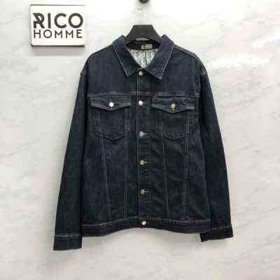 D올 오블리크 콘트라스트 스티치 데님 자켓 (PREMIUM)