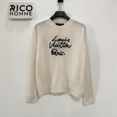 루이B통 우먼 커시브 시그니처 풀오버 니트 스웨터 (1:1 HIGH PREMIUM)