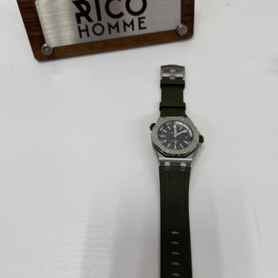 오데*피게 로얄오크 15710 오프쇼어 다이버 카키다이얼 러버밴드 42mm 1:1 최상급 (싱크 98.9%)