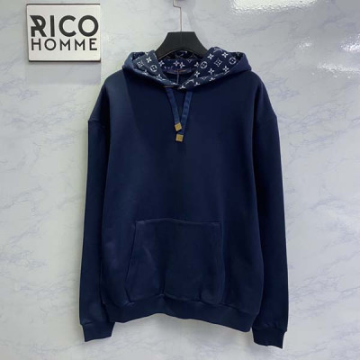 루이B통 모노그램 드로스트링 후드 티셔츠 (1:1 HIGH PREMIUM)