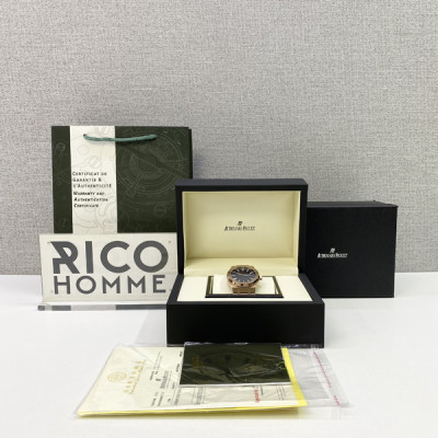 오데*피게 로얄오크 15510 50주년 한정판 핑크골드 흑판 41mm 1:1 최상급 (싱크 98.9%)