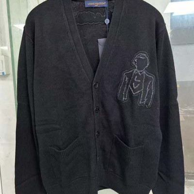 루이B통 비즈 엠브로이더드 울 가디건 (1:1 HIGH PREMIUM)
