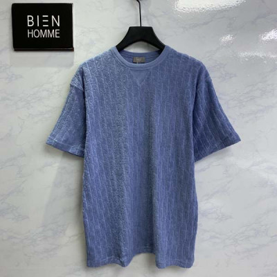 D올 오블리크 자카드 테리 반팔 티셔츠 (PREMIUM)