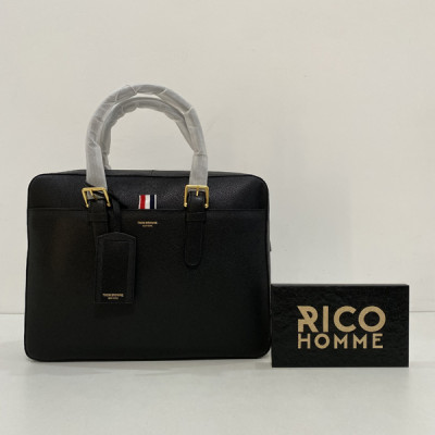 톰*라운 그레인 레더 브리프케이스