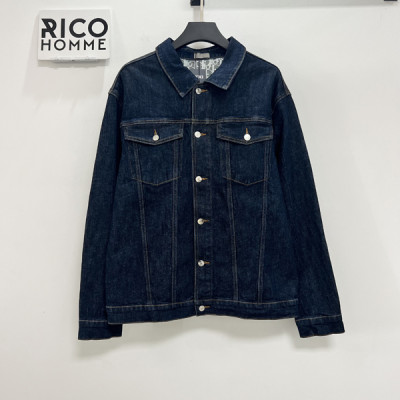 D올 오블리크 콘트라스트 스티치 데님 자켓 (PREMIUM)