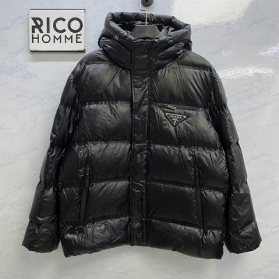 프RA다 빅 트라이앵글 유광 다운 패딩 (PREMIUM)