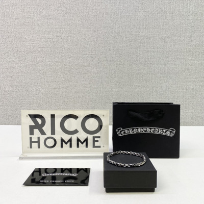 크롬HA츠 이서진 페이퍼체인 팔찌 (순은 s925)