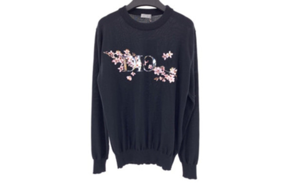 D올 플라워 메탈로고 맨투맨 (PREMIUM)