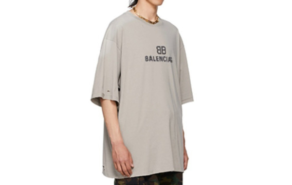 발렌시A가 픽셀 그레이 반팔티 (PREMIUM)