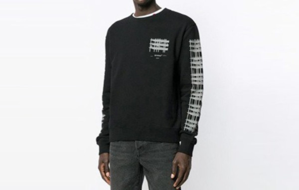 OFF 인더스트리얼 맨투맨 티셔츠 (2color)