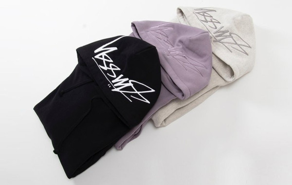 S투시 백후드 자수로고 기모 후드티 (HIGH QUALITY)