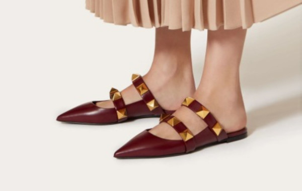 발렌T노 ROMAN 스터드 플랫 뮬 (5color)