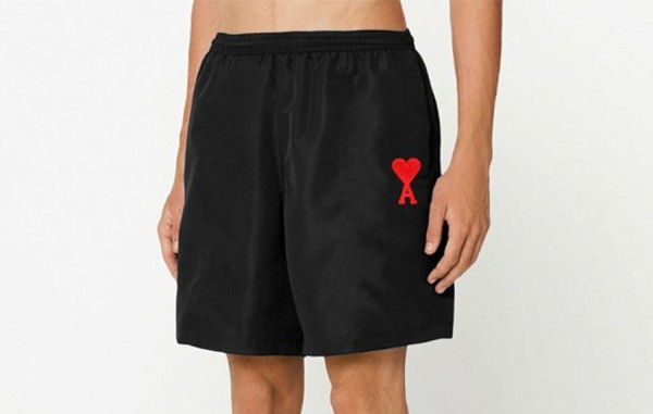 남녀공용 A미 하트로고 비치 팬츠 (2color)