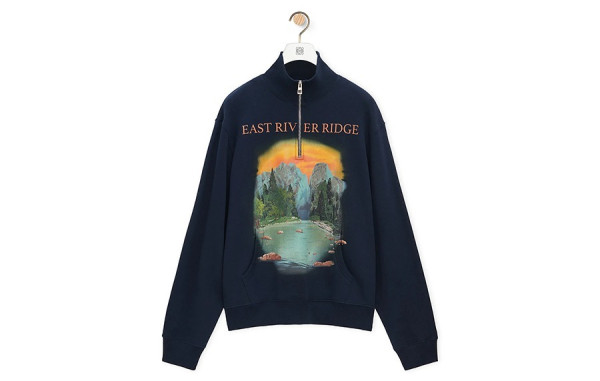 로E베 이스트 리버 반집업 스웨트 (PREMIUM)