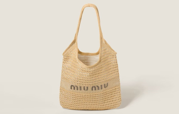 미*미* 우븐 패브릭 린넨 미니 토트백