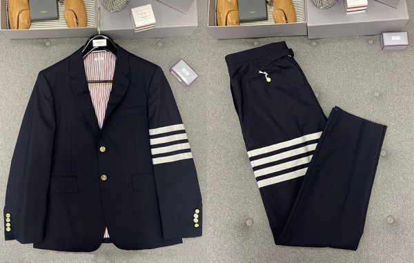 톰*라운 클래식 사선 울 자켓 & 팬츠 (PREMIUM)