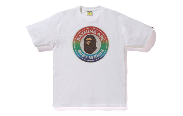 B*PE 레인보우 Busy Works 반팔 티셔츠 (2color)