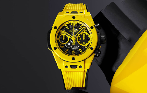 H*BLOT 빅뱅 유니코 세라믹 옐로우 매직 44mm 1:1 최상급 (싱크 98.6%)