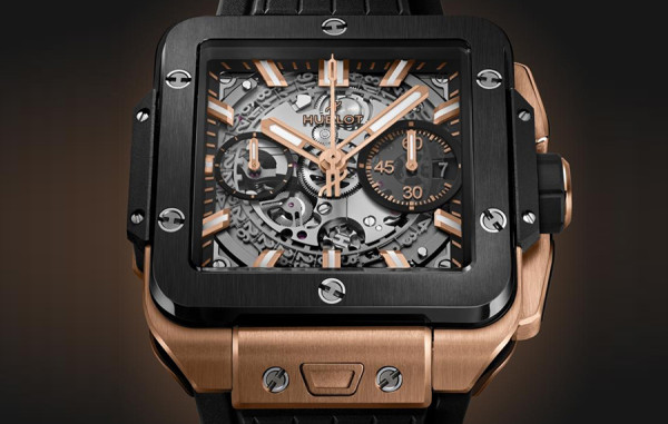 H*BLOT 스퀘어 뱅 유니코 킹 골드 세라믹 42mm 1:1 최상급 (싱크 98.6%)