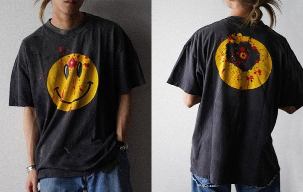 남녀공용 READYMAD* SMILE 반팔 티셔츠 (HIGH QUALITY)