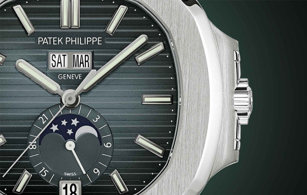 파*필립 노틸러스 애뉴얼 캘린더 문페이즈 청판 40.5mm 1:1 최상급 (싱크 98.6%)