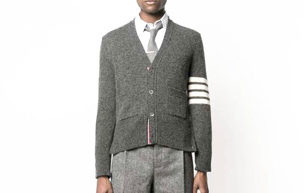 남녀공용 톰*라운 4BAR 셰틀랜드 울 니트 가디건 (HIGH QUALITY)