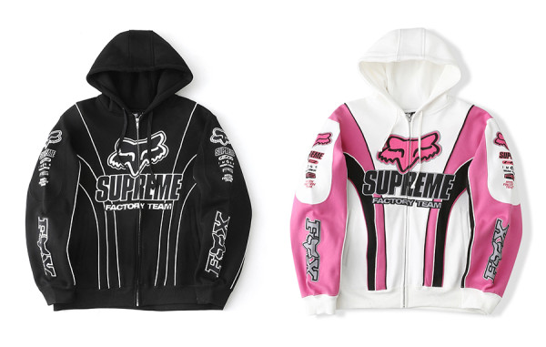슈프림 X 폭스레이싱 트랙 후드집업 (PREMIUM)