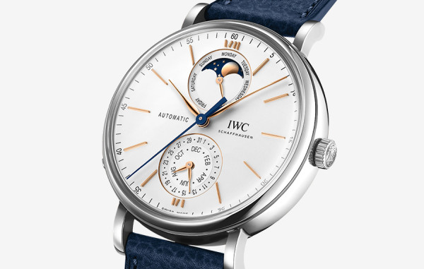 IW* 포르토피노 컴플리트 캘린더 흰판 레더스트랩 41mm 1:1 최상급 (싱크 97.6%)