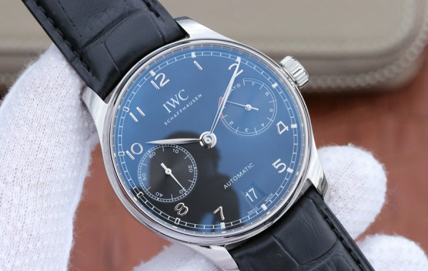 IW* 포르투기저 오토매틱 세븐데이즈(부엉이) 검판 레더스트랩 42mm 1:1 최상급 (싱크 98.6%)