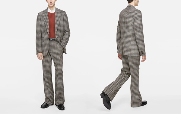 ACN 브레스티드 피티드 울 수트 자켓 & 팬츠 (PREMIUM)